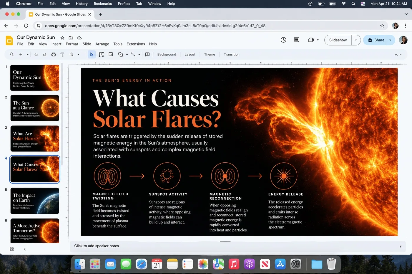 Science deck screenshot