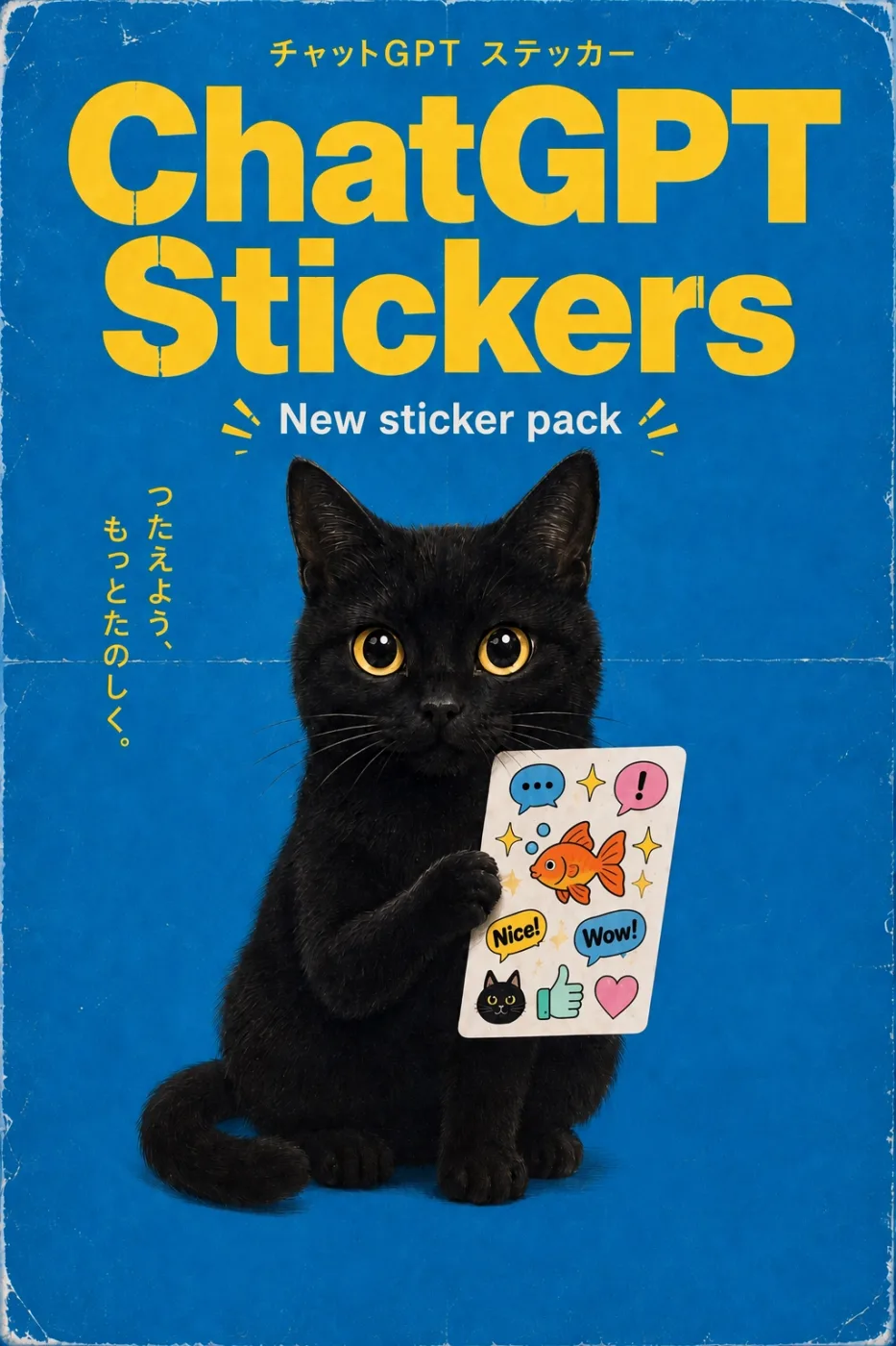 ChatGPT stickers poster