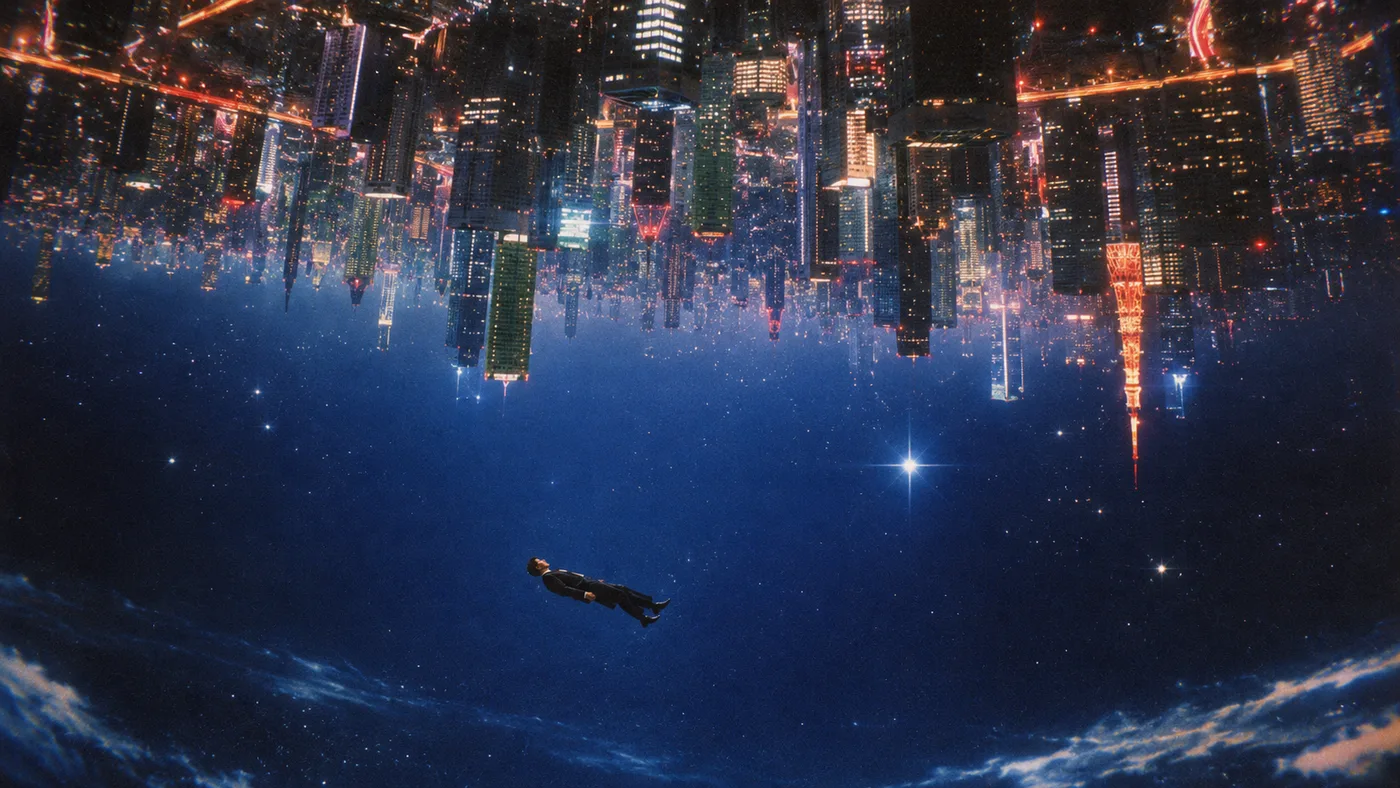 Inverted city surrealism