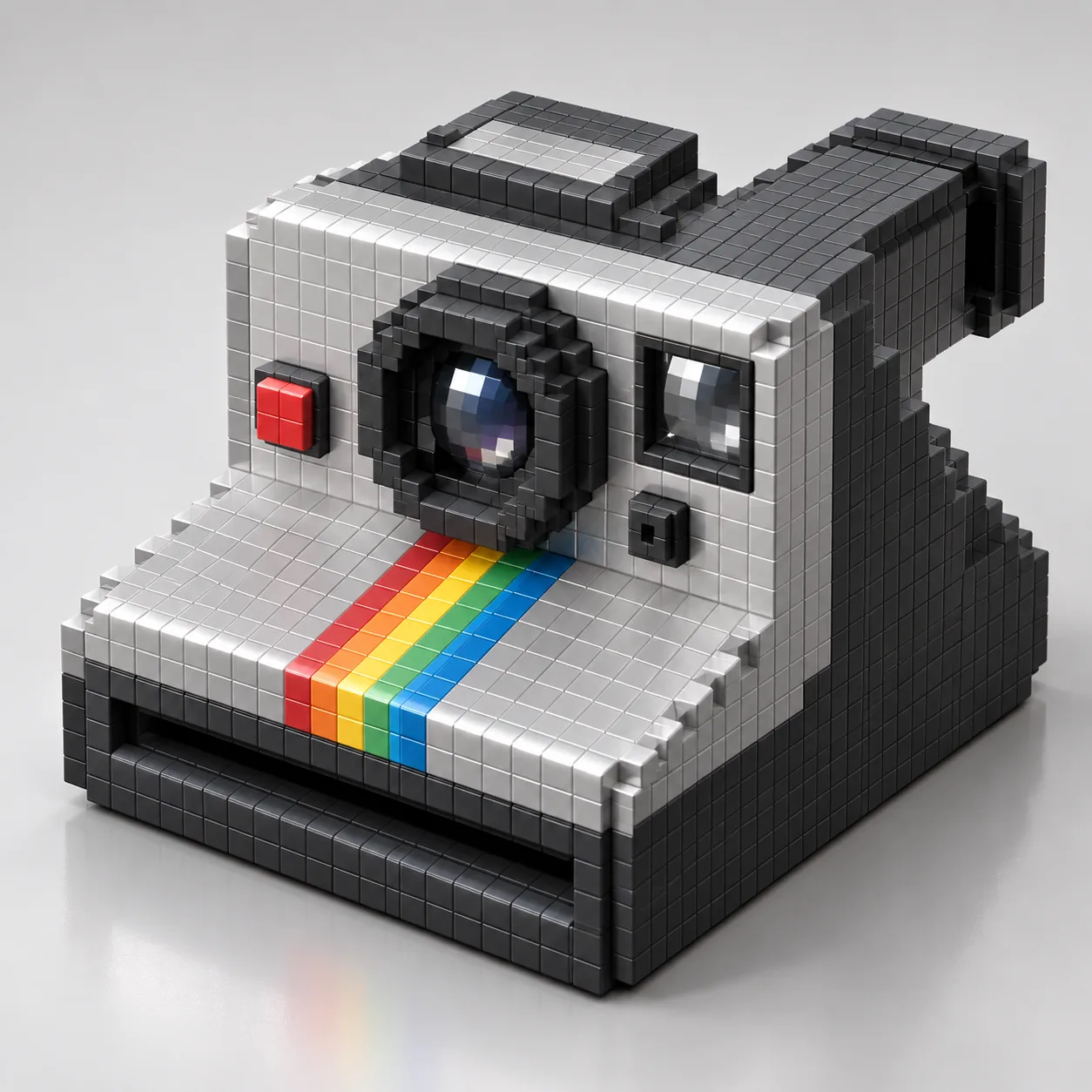 Voxel-style 3D icons