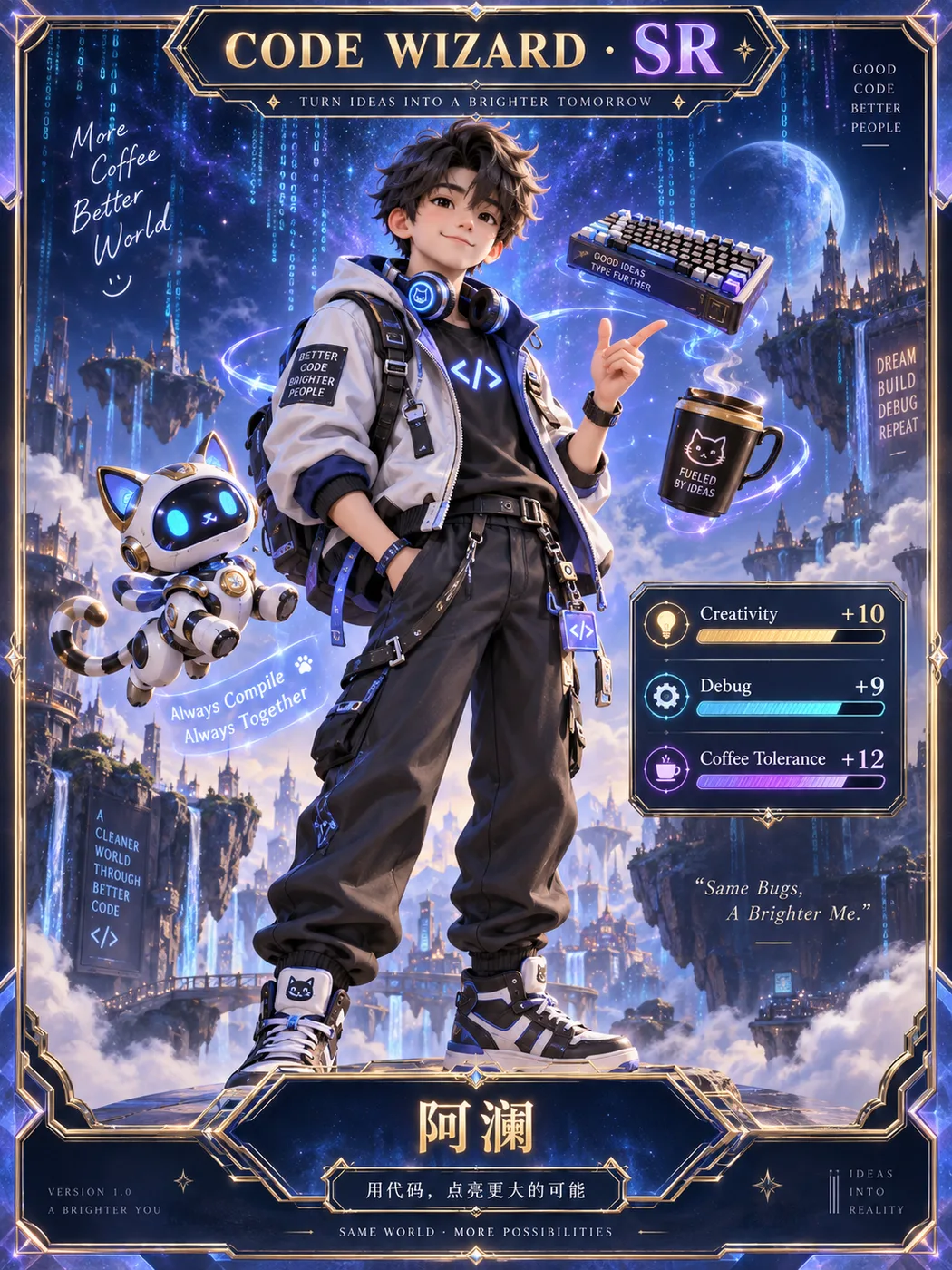 RPG-style character card