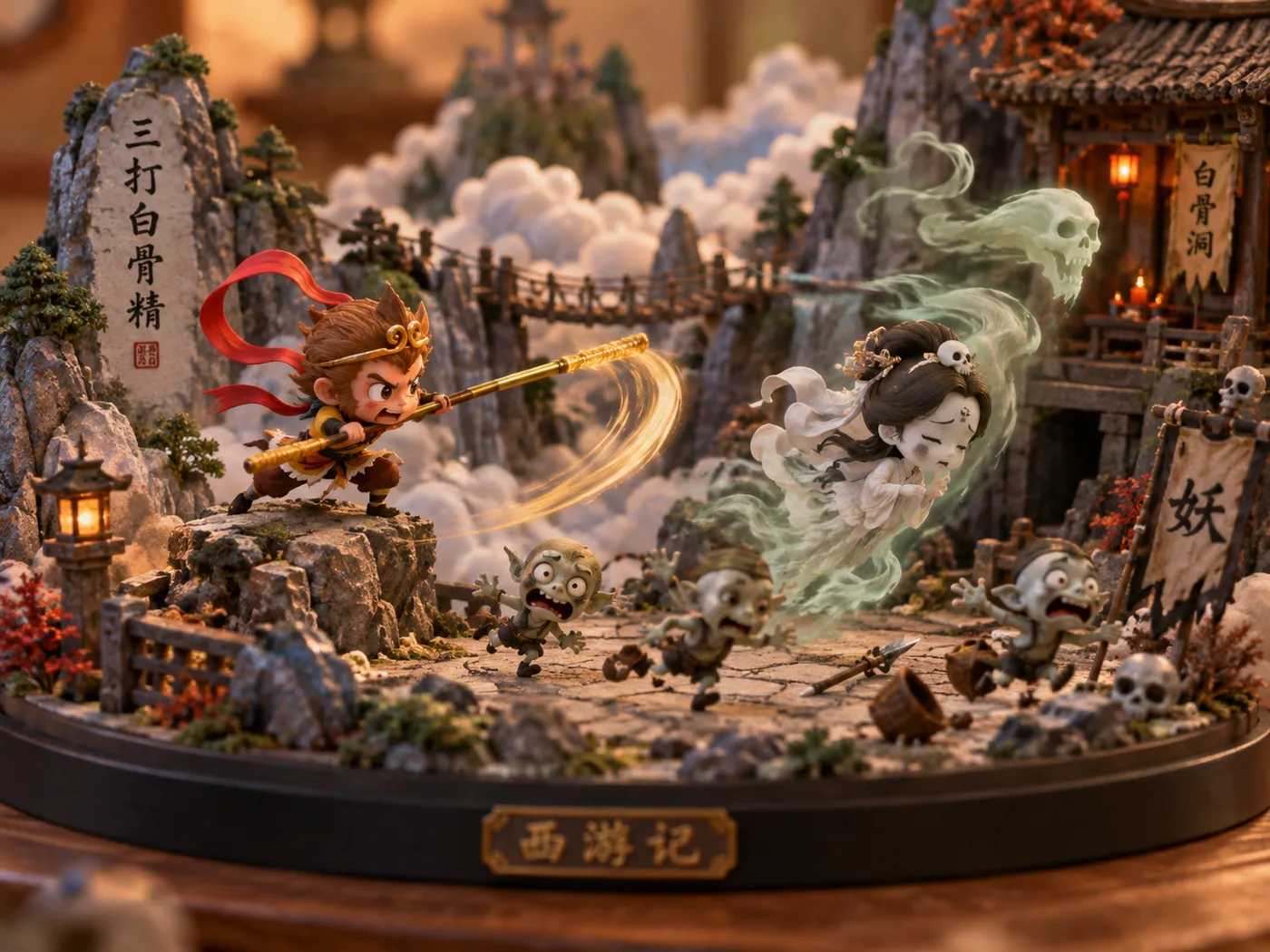 Miniature diorama: Journey to the West