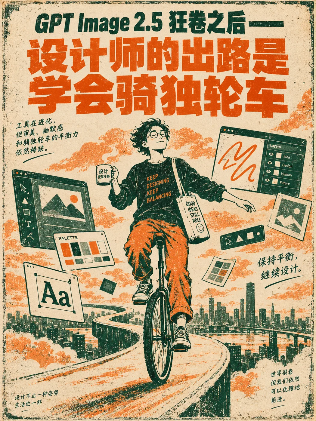 Satirical poster