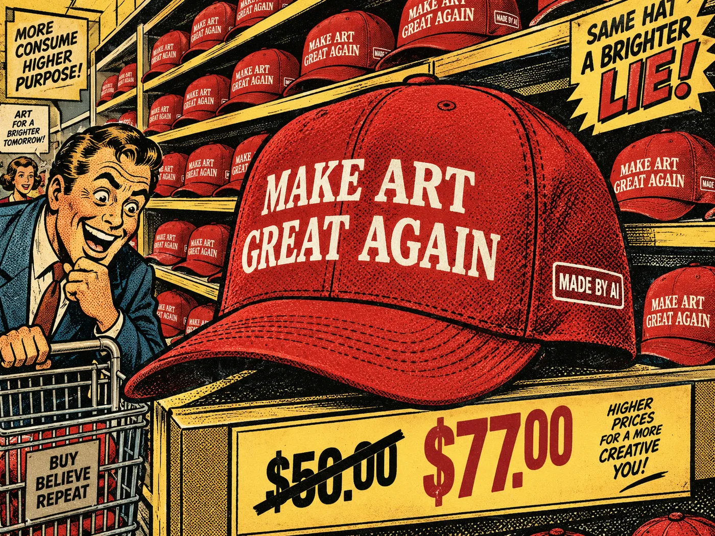 Satirical comic