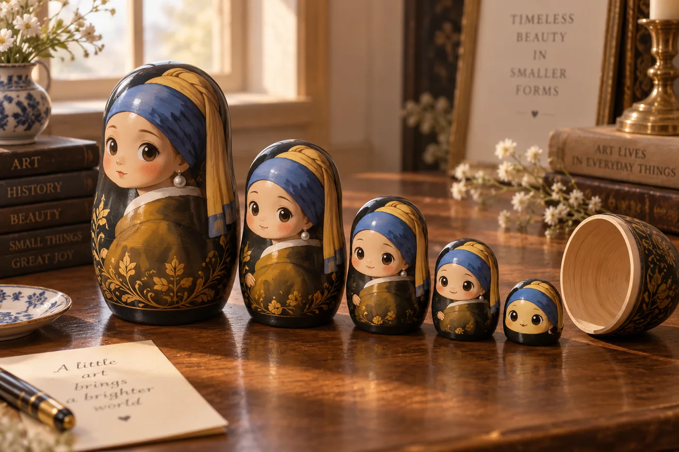 Chibi Russian nesting dolls