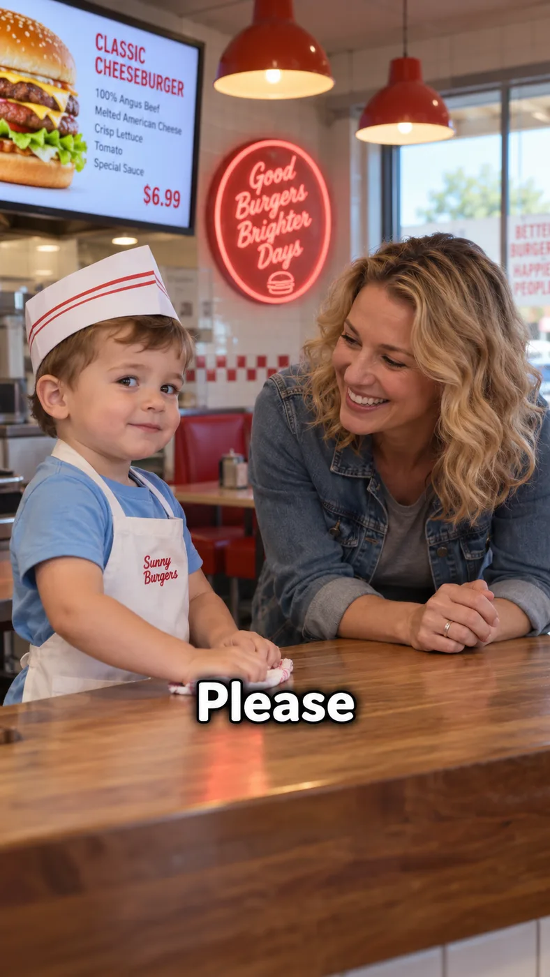 Toddler fast-food comedy still