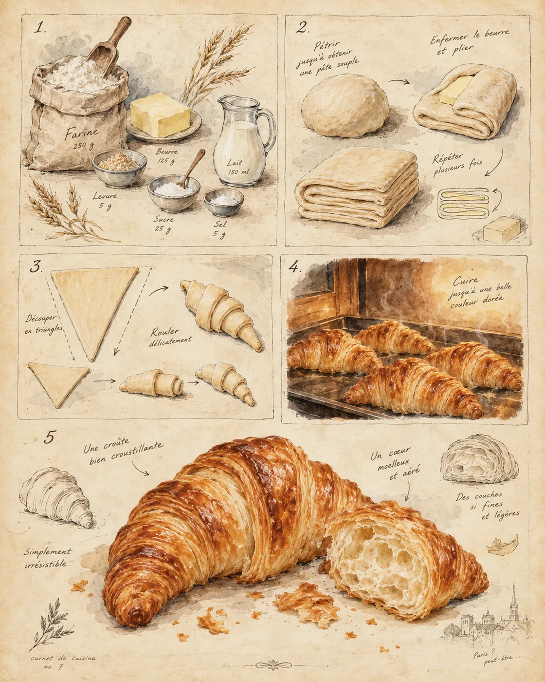 Cooking sketch illustration narrative