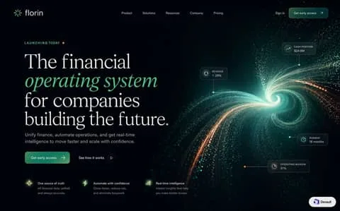 Hero section: Quantum Ledger