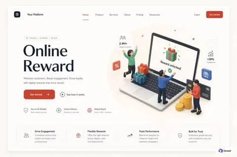 Web design: Terracotta Perks