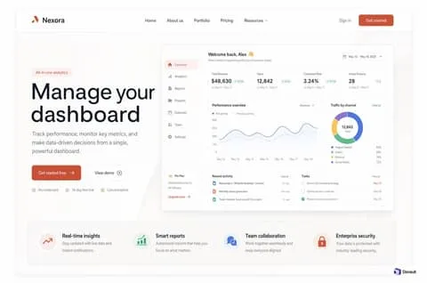 Web design: Rust Analytic