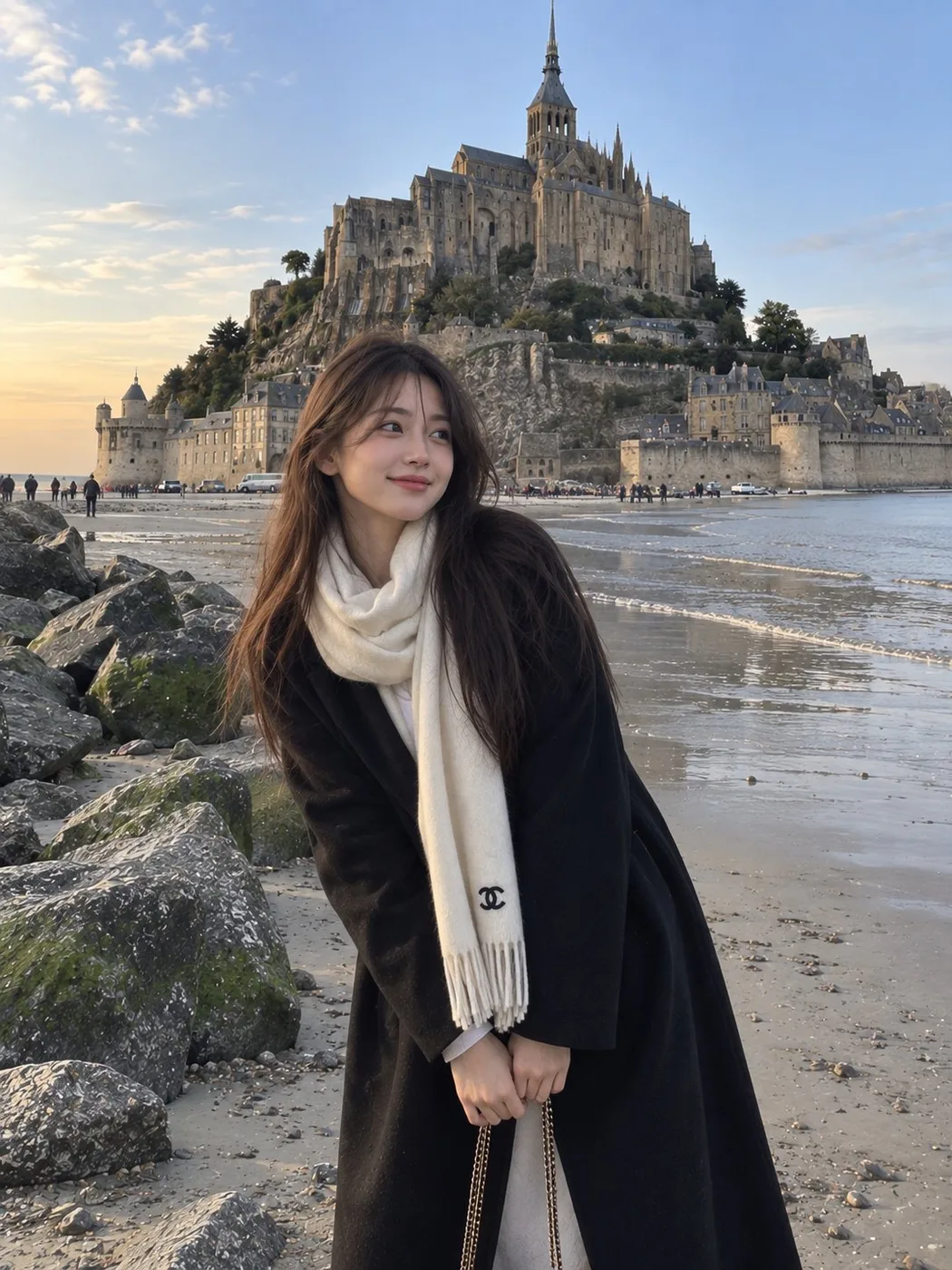 Coastal abbey travel portrait