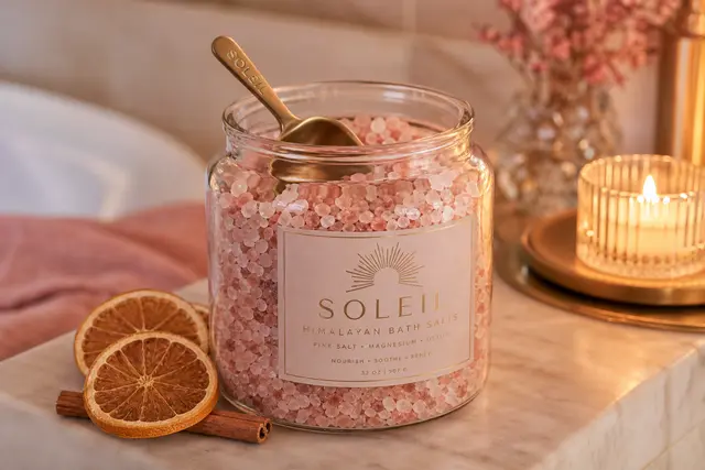 Soleil Bath Salt Jar