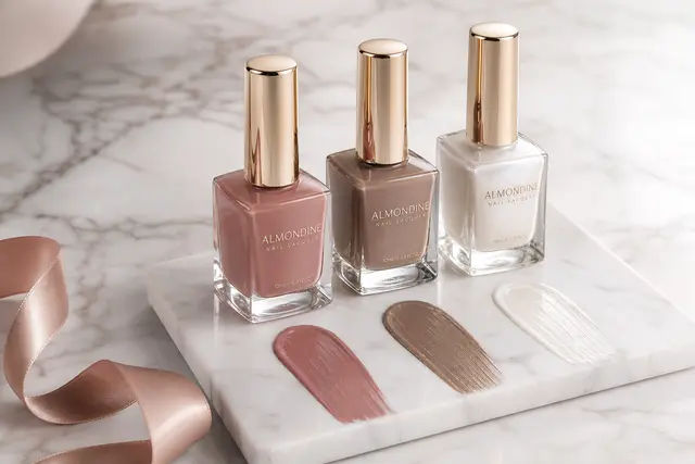 Almondine Nail Lacquer Trio