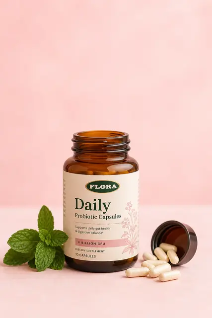 Flora Daily Probiotic Bottle
