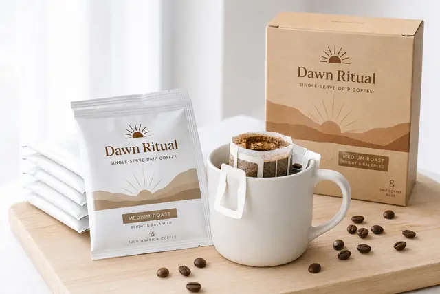 Drip Coffee Bags Kraft Pack