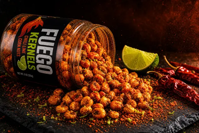 Spicy Corn Nuts Jar