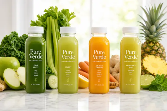 Cold-Pressed Juice Row