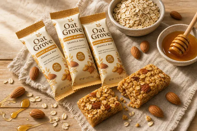 Granola Bar Wrapped Trio