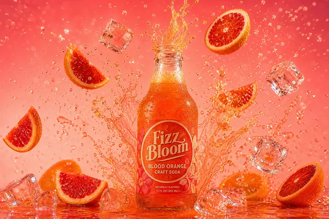 Craft Soda Bottle Splash