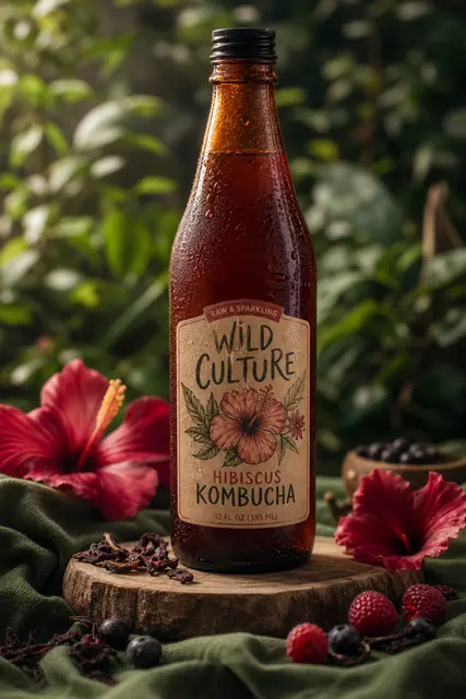 Kombucha Bottle Nature Set