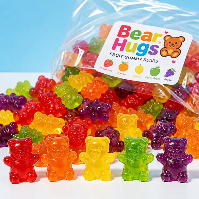Gummy Bears Colorful Pile