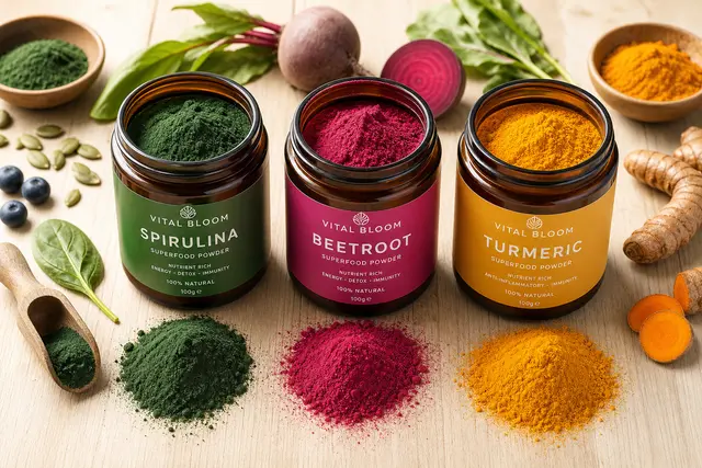 Superfood Powder Jars Set