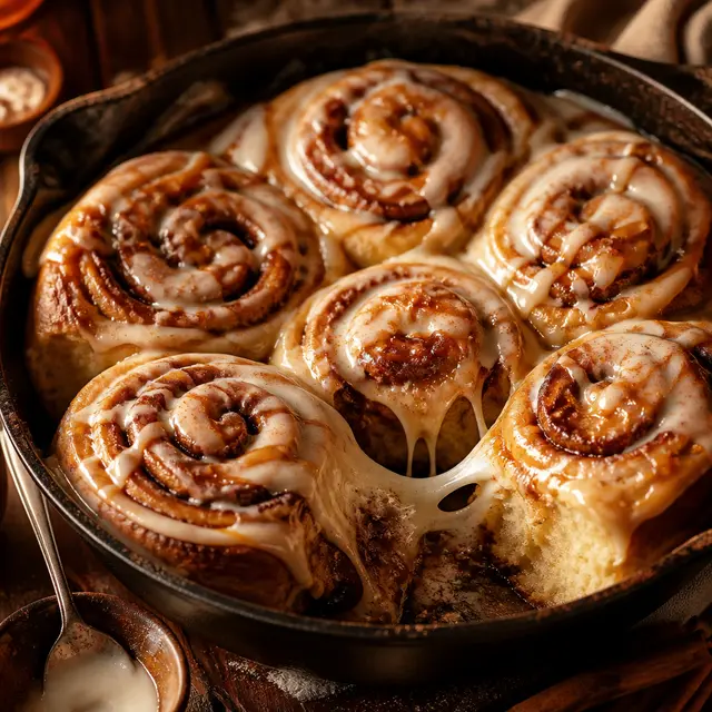Cinnamon Rolls Tray Gooey