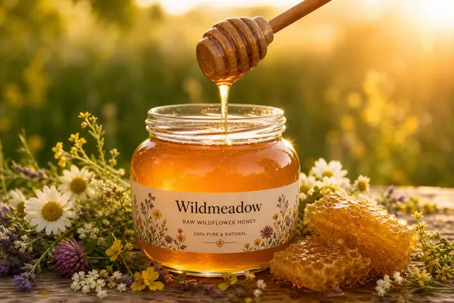 Honey Jar Golden Drizzle