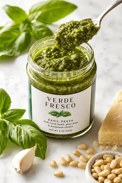Pesto Jar Fresh Basil