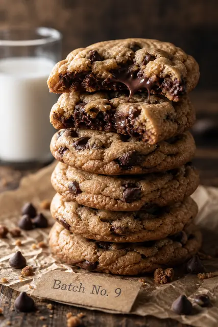 Chocolate Chip Cookies Stack