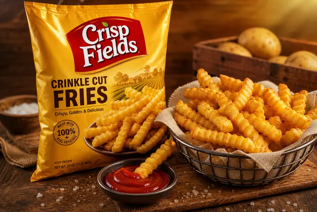 Frozen Fries Bag Crispy