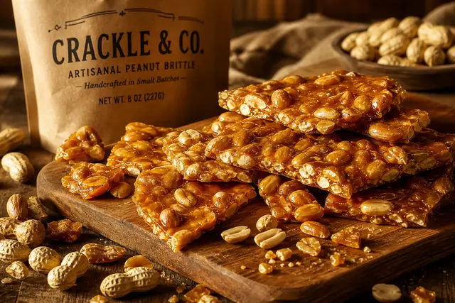 Peanut Brittle Slab Snapped