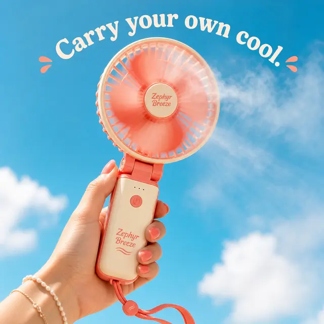 Zephyr Handheld Fan