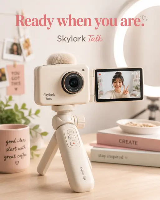 Skylark Vlogging Camera