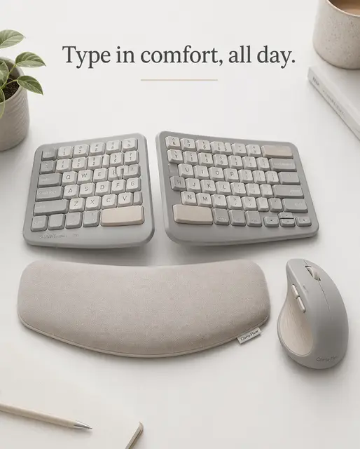Clario Ergonomic Keyboard Set