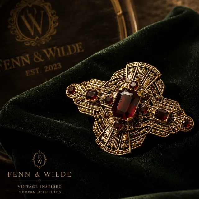 Brooch Vintage Product Shot