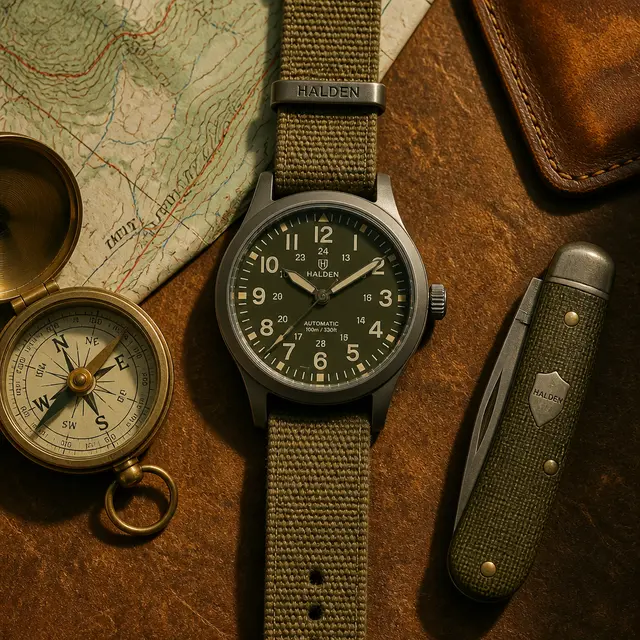 Field Watch Rugged Flat-Lay