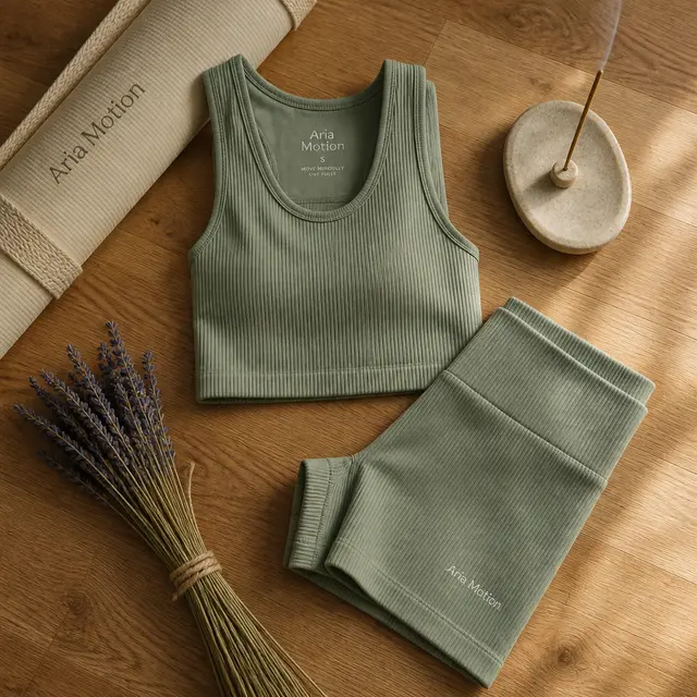 Yoga Set Serene Flat-Lay