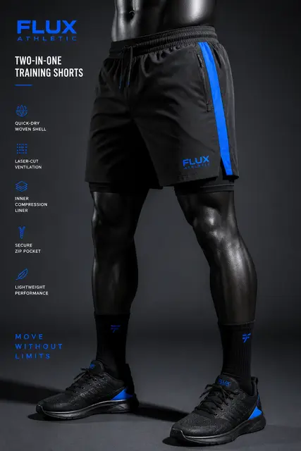 Training Shorts Product Shot