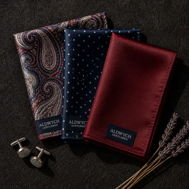 Pocket Square Flat-Lay