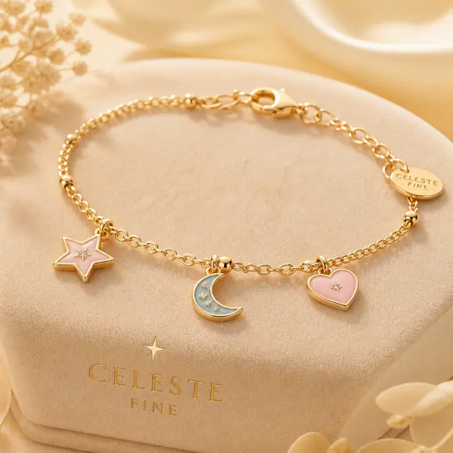 Charm Bracelet Detail Shot