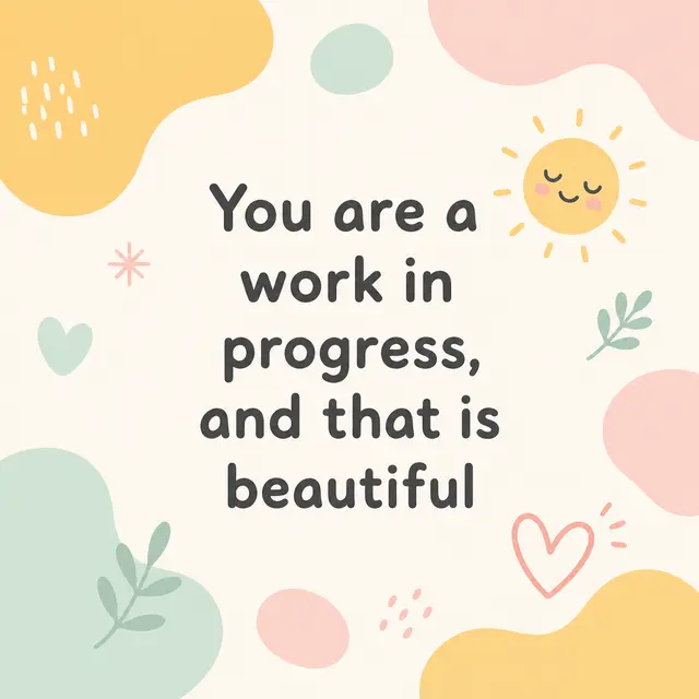 Pastel Shapes Self-Love Card