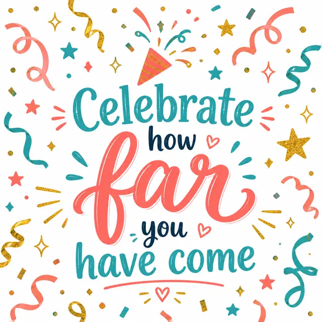 Confetti Celebration Quote