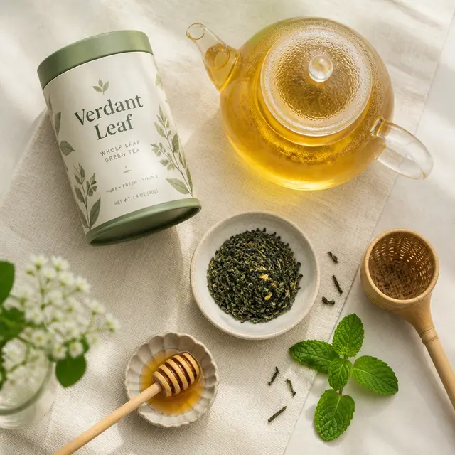 Verdant Leaf Tea Set
