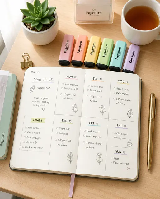 Pageturn Planner Desk