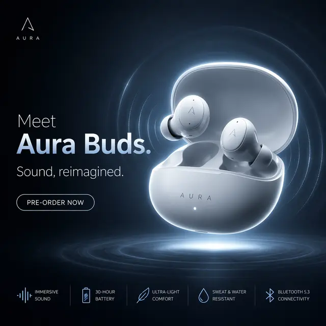 Wireless Earbuds Reveal