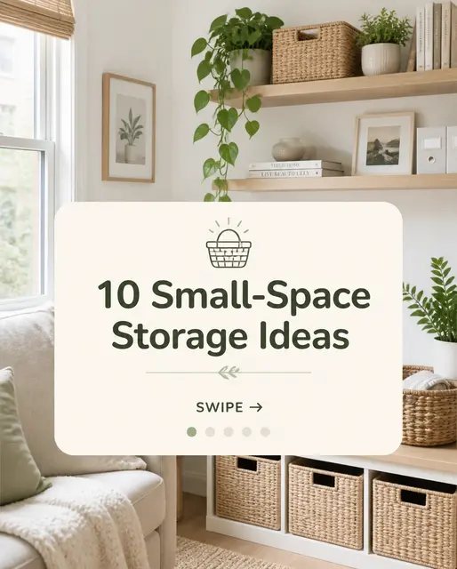 Small Space Organization Cover