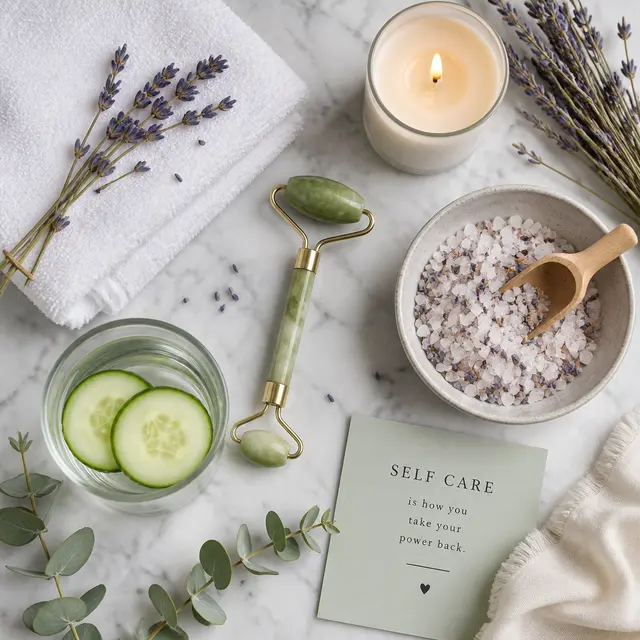 Spa Self-Care Flatlay