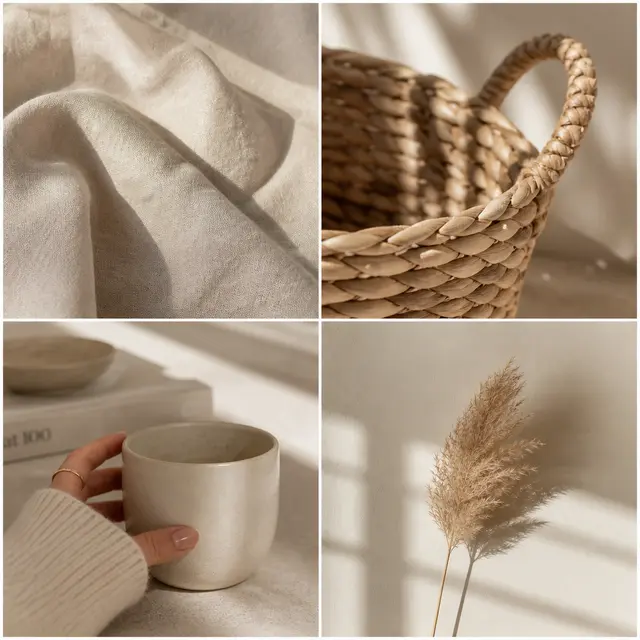 Neutral Minimalist Mood Board