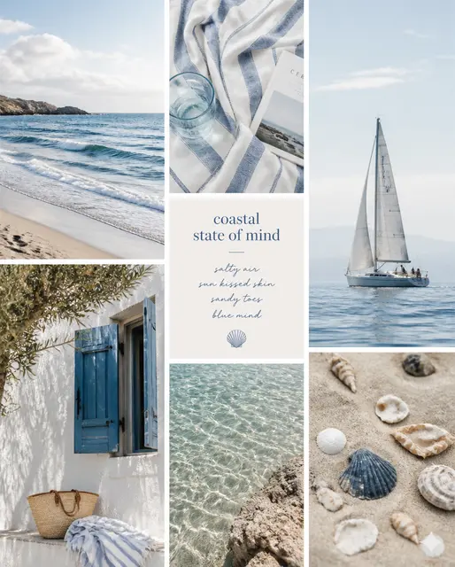 Coastal Blue Mood Board